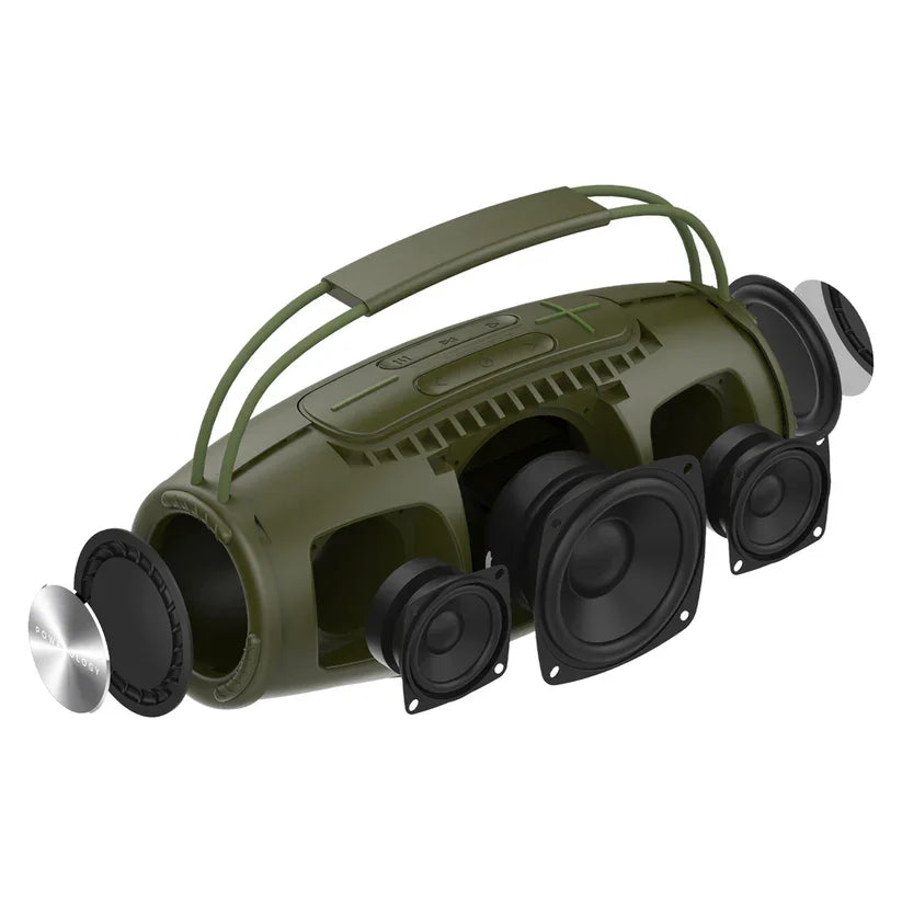 Powerology Phantom Portable Bluetooth Speaker - Tashqila Powerology Phantom Portable Bluetooth Speaker - Tashqila